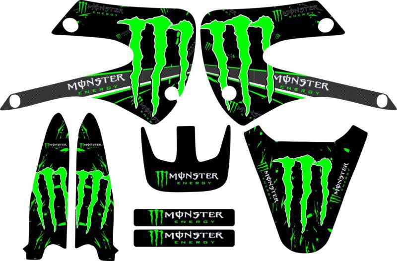 Kawaskai kx85 kx 85 graphic kit 01-12 green graphics decal sticker mx kx100 100