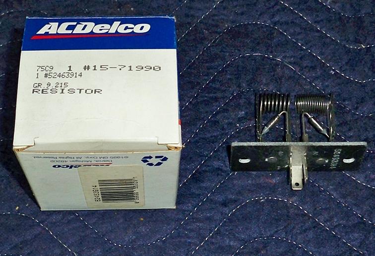 Buy ACDELCO OE SERVICE 1571990 A/C BLOWER MOTOR SWITCH/RESISTOR in Calhoun, US, for US