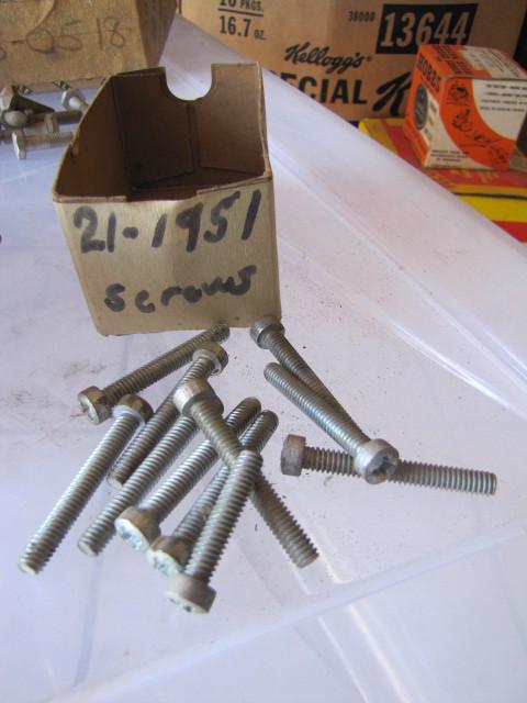 Nos bsa screws p/n 21-1951 triumph other british motorcycle