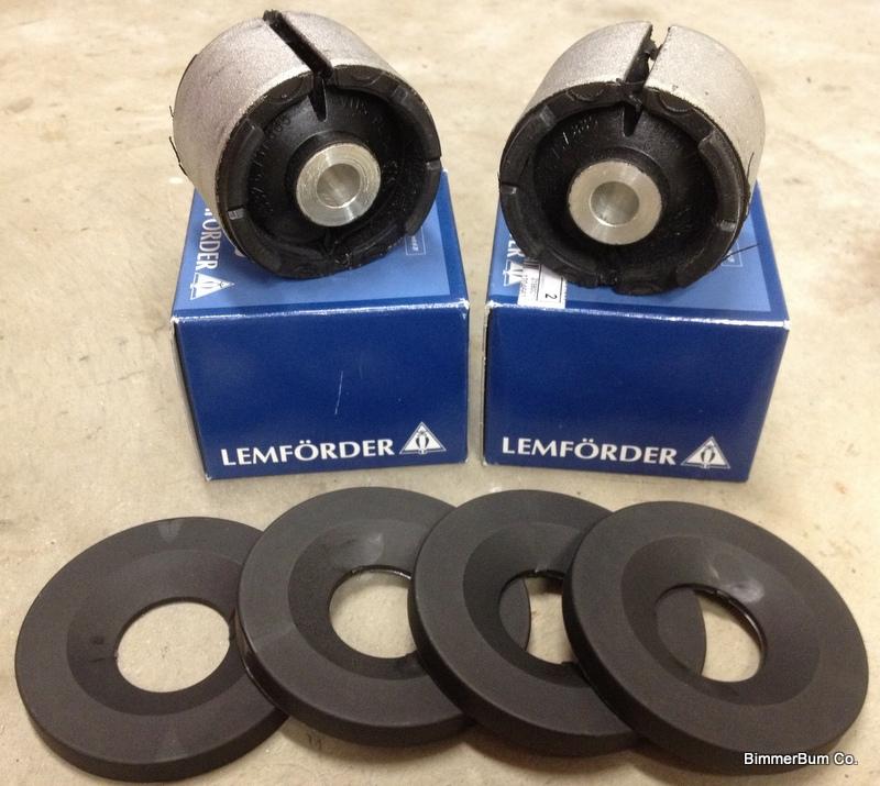 Bmw motorsport rear trailing arm bushings & delrin limiters e36 318i 318is 323is