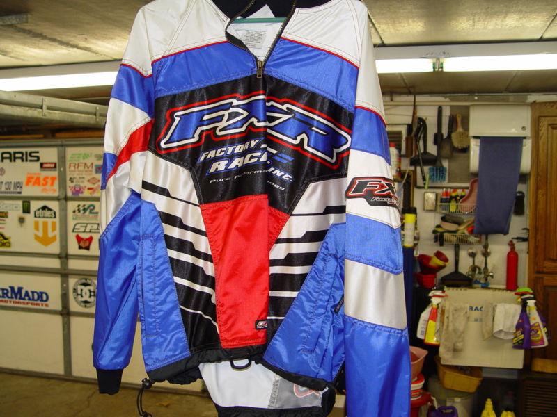 Fxr snowcross pullover med red/wht/blu