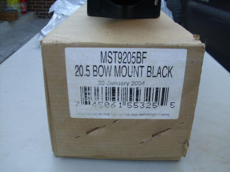 (NIB) MOTORGUIDE 20.5 BOW TROLLING MOTOR MOUNT (BLACK) MST9205BF, US $149.95, image 2