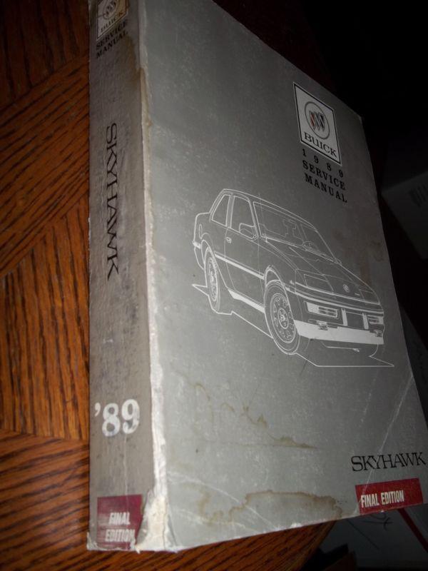 Factory 1989 buick skyhawk service repair shop manual oem final edition gm buick