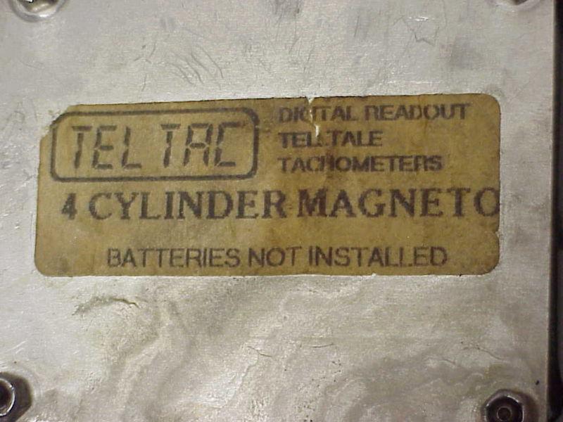 Buy Tel Tac Digital Readout Tachometer for 4 Cylinder Midget TQ