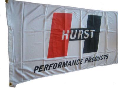 Hurst banner flag sign 4x2 feet