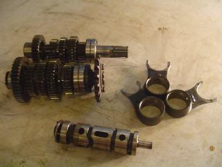 1972 honda cl350 scrambler gears/shifting forks complete