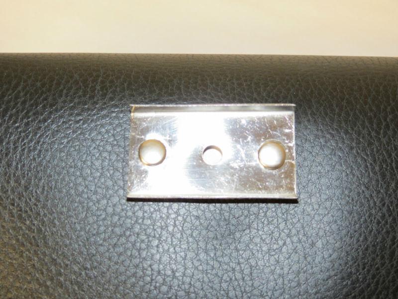 FIRST BLACK 100 % LEATHER FRONT BAR BAG CRUISER FIBA G8500 - NEW , US $31.95, image 3