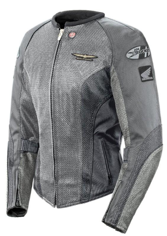 Joe rocket ladies skyline 2.0 goldwing silver 2 diva motorcycle jacket honda