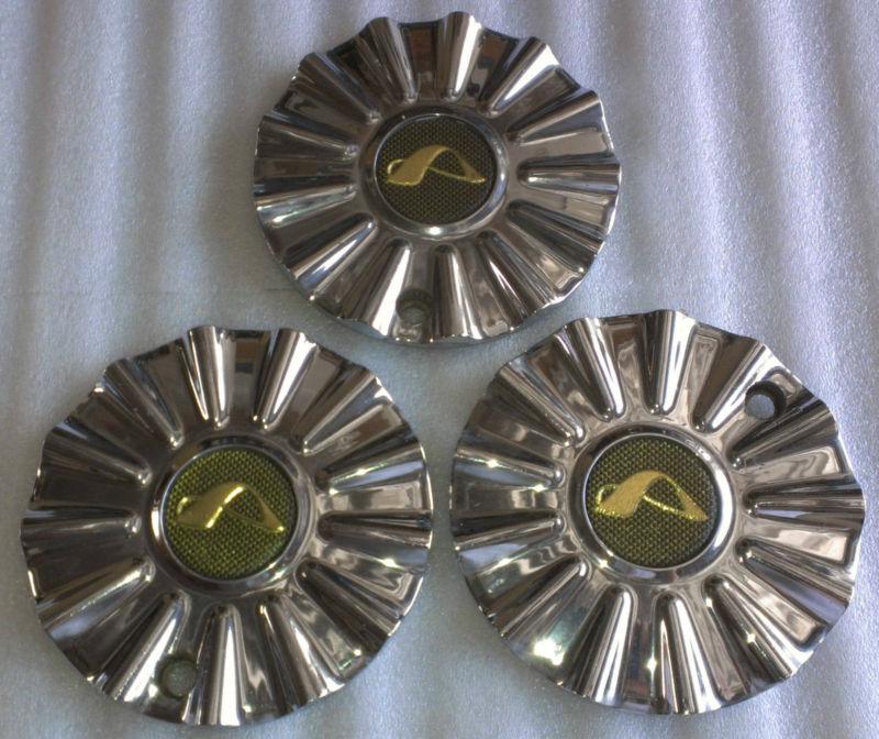 3 ~ alba wheels center caps / albalegacy center caps / chrome wheels center caps