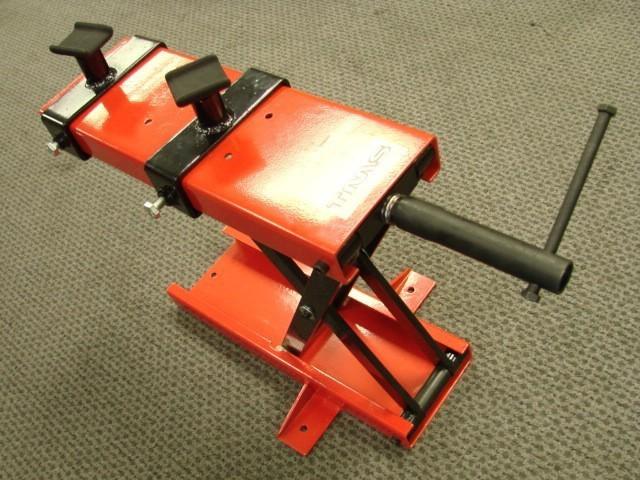 1100LB MOTORCYCLE DIRT BIKE ATV SCISSOR CENTER JACK MINI LIFT CRANK FLOOR STAND, US $59.95, image 2