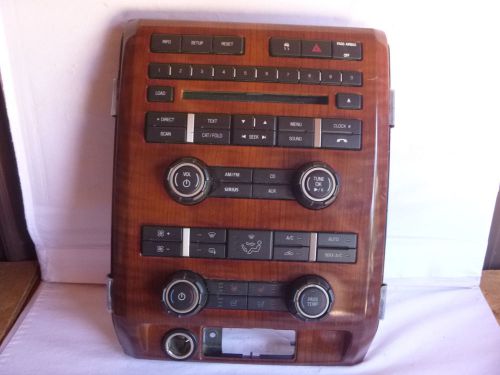 09 10 ford f150 radio cd control panel 9l3t-18a802-hb t04522