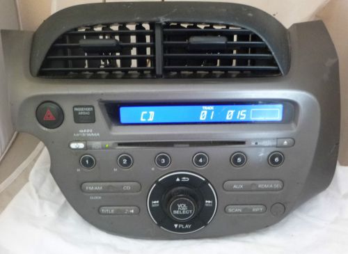 09 10 11 honda fit radio cd mp3 player &amp; theft code 39100-tk6-a012 st36