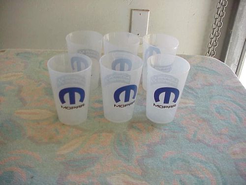 Mopar plastic tumblers 12 ounce set of 6