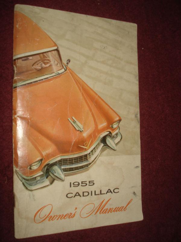 1955 cadillac owner's manual / owner's guide /  nice original cadillac item