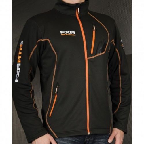 Fxr mens elevation full zip up mid-layer fleece - black - s - m - l - 3xl - new