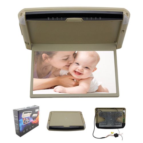 14inch digital screen led car overhead flip down monitor auto roof mount display