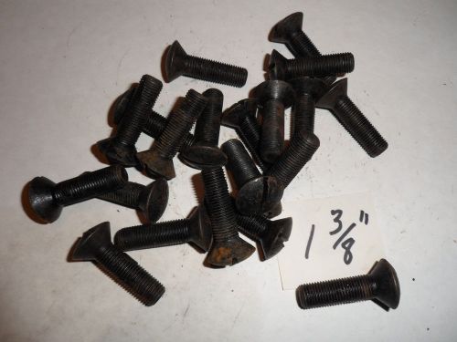 Ww2 military halftrack scout car slotted oval head 1 3/8 x 3/8 x 24 armor bolts