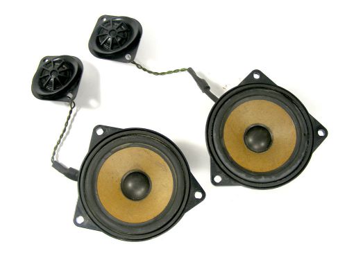 5-series bmw e60 e61 rear deck speaker pair tweeters midbass fits m5