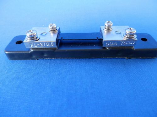 50a-75mv shunt for amp - volt meter hho dry cell hydrogen generator koh safe