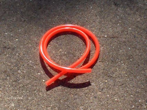 20' 1/8"id primer neon orange fuel line ### oil injection carb hose model pulse