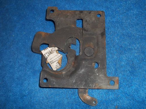 Nos corvette lh hood lock upper catch plate late 1969 - 1976