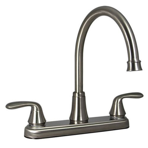 Valterra pf231402 brush nickel spout 2-handle kitchen faucet (phoenix rb5662-i)