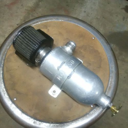 Moroso breather tank for vaccum pump system used -12 an