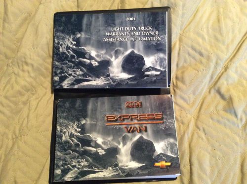 New 2001 chevrolet express van owner's manual