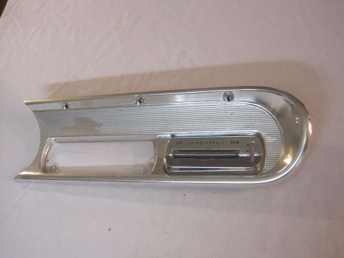 1963 ford fairlane 500 dash trim and heater control plate c3ob original