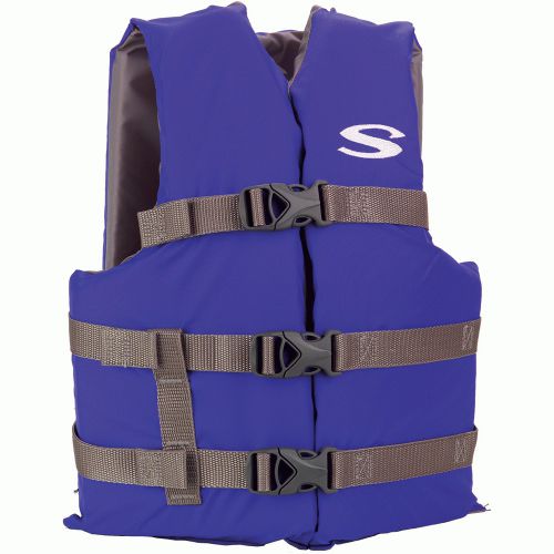 New stearns 3000001683 classic youth life jacket f/50-90 lbs. - blue
