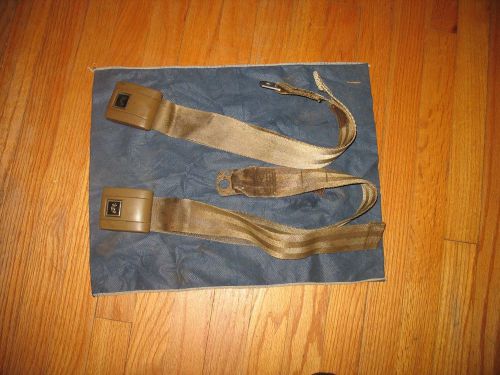 Camaro seat belts   assembly, standard, with fisher logo, 1967 (2)
