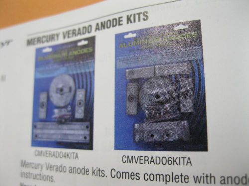 Anode kit, verado 6 cylinder, aluminum    part# mtrcmverado6kita(k)