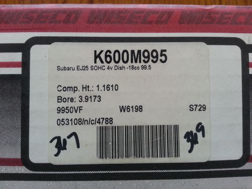 Wiseco custom forged pistons ej25 sohc 99.5 turbo hybrid 8.5:1