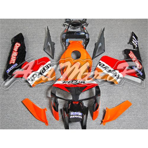 For cbr600rr 05-06 2005-2006 injection molded fairing repsol orange 6561a