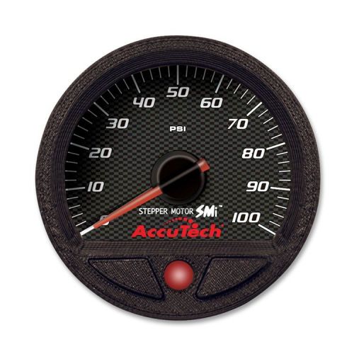 Longacre 46540 accutech smi oil pressure gauge - 0-100 psi