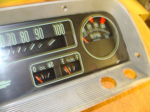 1960-1966 chevt pickup tach dash