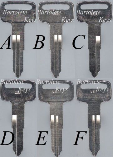 Key blank fits many suzuki 4 wheel models
