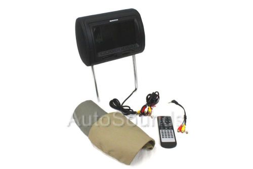 Soundstream vhd-70cc universal replacement headrest monitor 7&#034; lcd dvd player