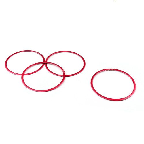 4 x door speaker sound cover trim ring for bmw x5 f15 2014-2015 x6 f16 2015 red