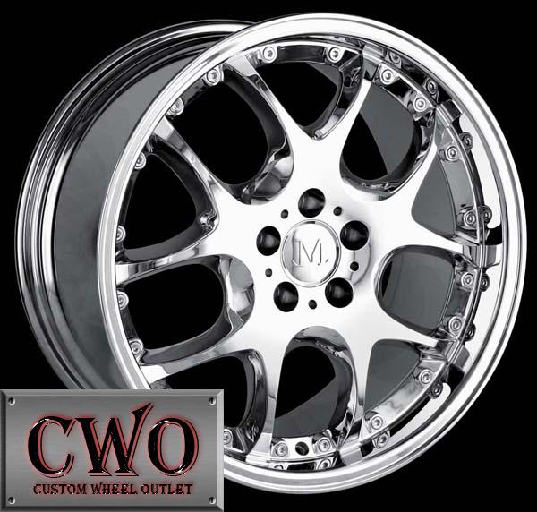Buy 18 Chrome Dip Leonardo Rims 5x112 5 Lug Mercedes Audi VW CWO in