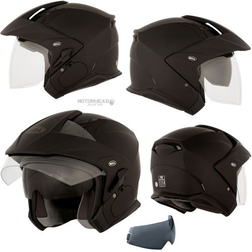 Bell helmet mag-9 sena solid matte black xsmall motorcycle open face brand new