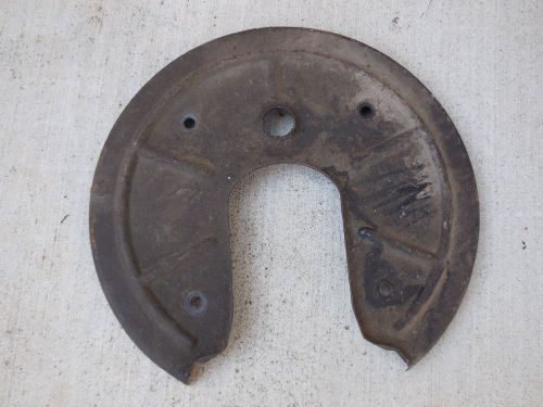 Porsche 356 c rear brake protective plate