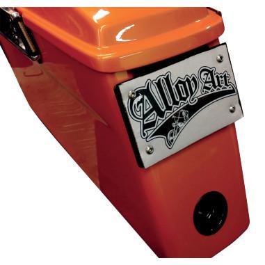 Custom black bagger dresser license plate mount harley  street glide road glide