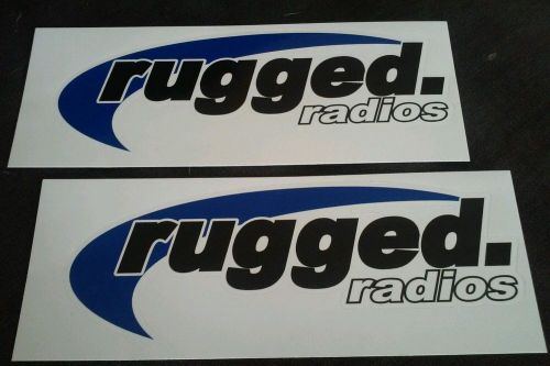 Rugged radios racing  decals stickers drift  drags nascar offroad dirt nmca nhra