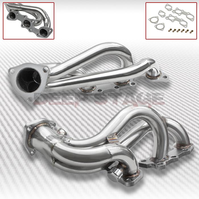 2x3-1 tubular exhaust manifold header extractor 90-96 nissan 300zx v6 non-turbo