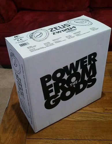 Hifonics zw12d4 600w 12" zeus series dual 4 ohm car subwoofers (pair)