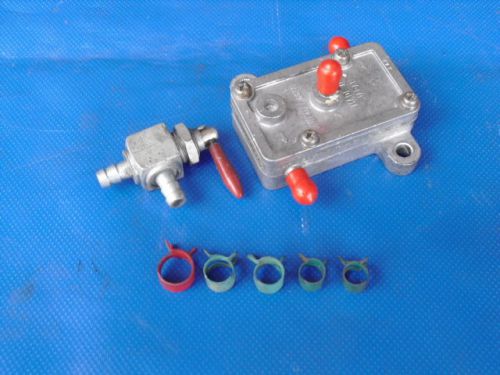 Nice 277/377/447/503 rotax-cuyuna-suzuki mikuni fuel pump/on-off valve &amp; more