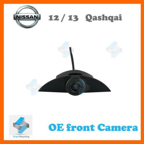 Free shipping color waterproof for nissan front view camera logo embeded