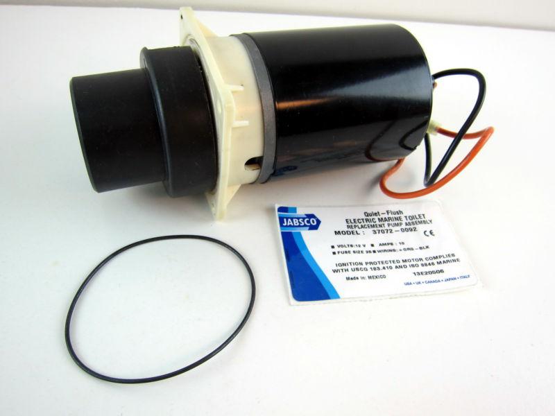 Jabsco 37072-0092 marine designer series toilet pump assembly kit 12-volt