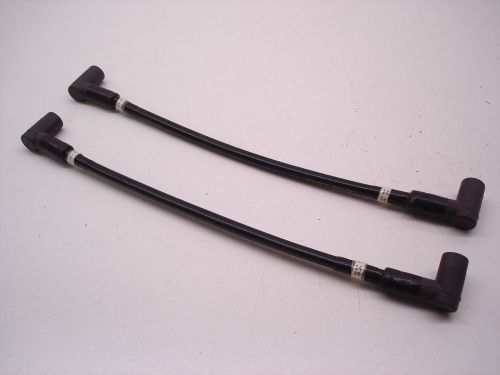 2 new nascar delphi automotive 14" long msd distributor coil wires - moroso